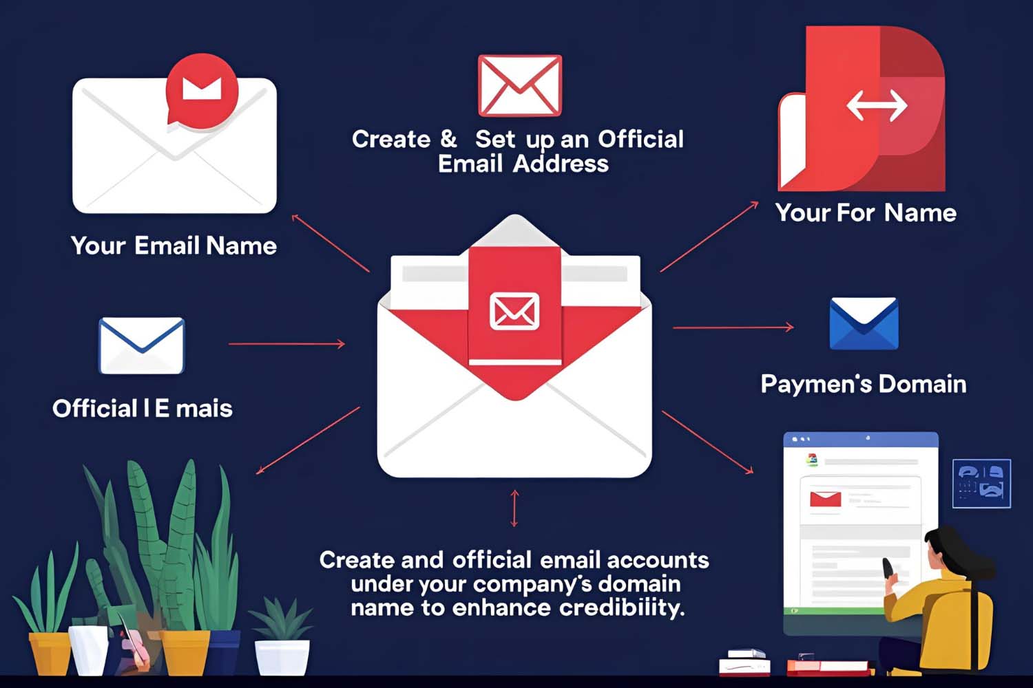 انشاء بريد الكتروني رسمي